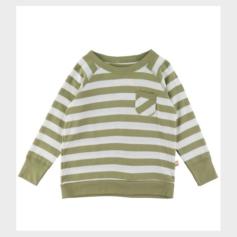 Katvig Bluse - Grn/Hvid Stribet