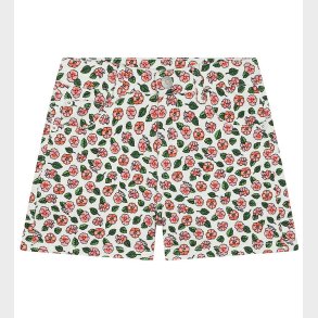 Kenzo Shorts - Denim - Ivory/Rosa m. Blomster