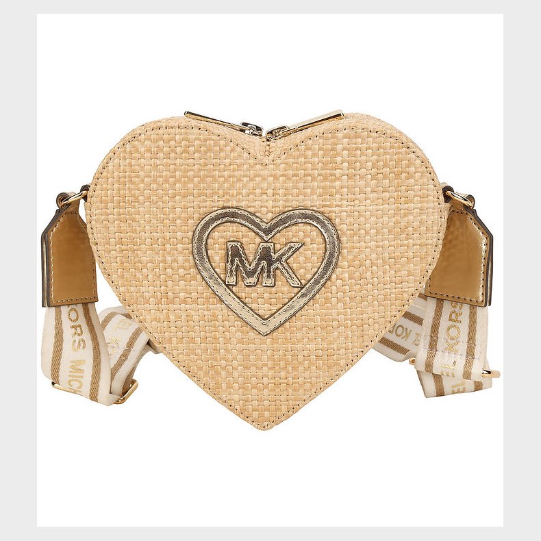 Michael Kors Skuldertaske - Natur m. Guld