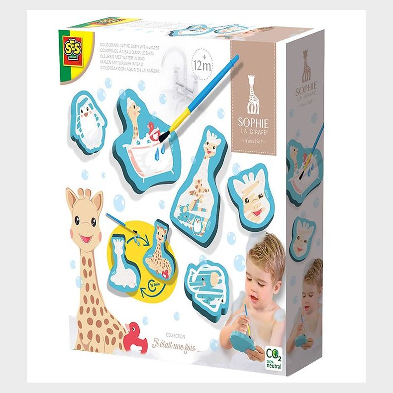 SES Creative Farvekridt Til Badet - Sophie La Girafe