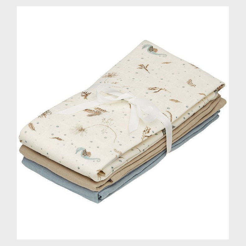 Cam Cam Stofbleer - 70x70 cm - 3-pak - Sea Garden