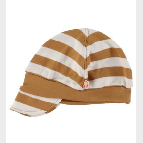 Katvig Sommerhat - Brun/Hvid Stribet