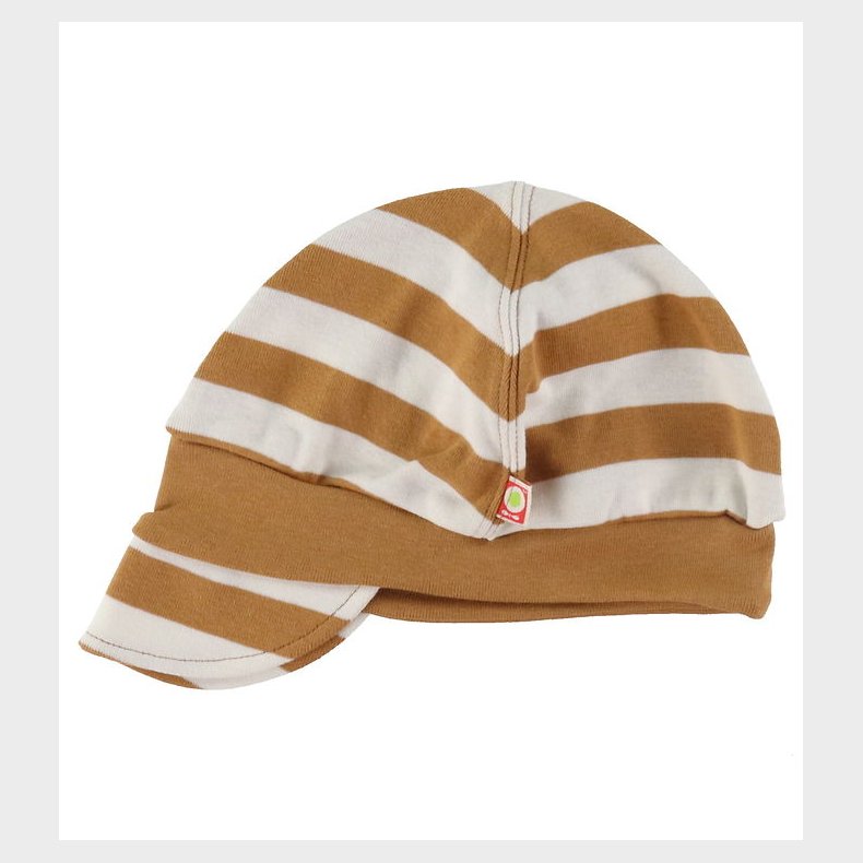 Katvig Sommerhat - Brun/Hvid Stribet