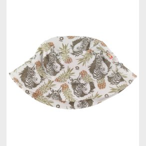 Katvig Bllehat - Hvid m. Tropisk Print