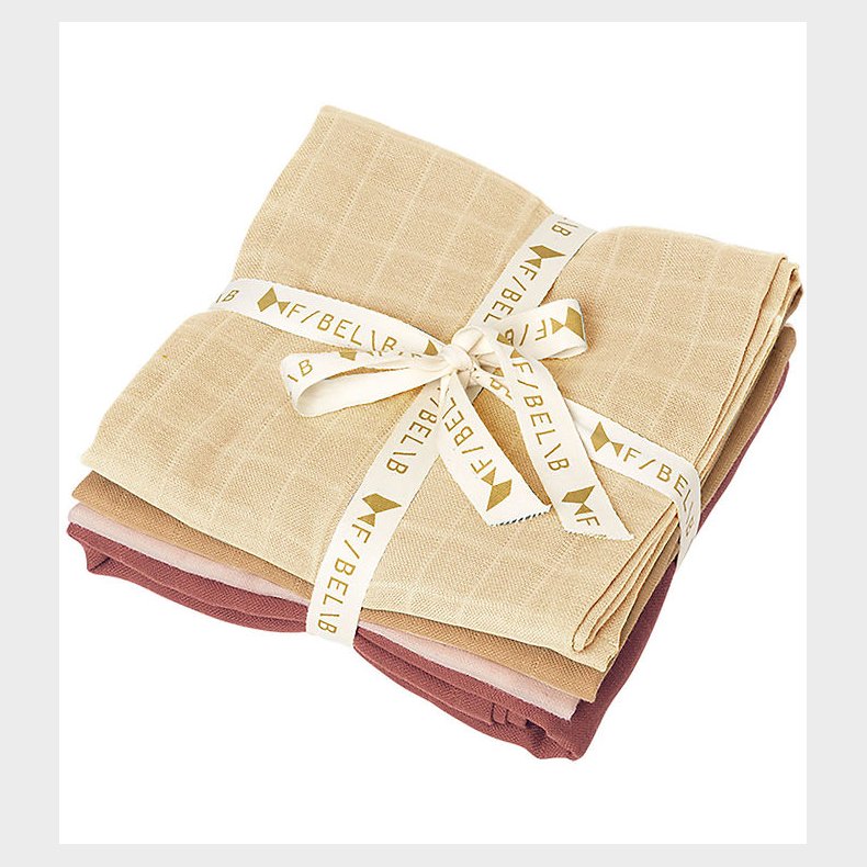 Fabelab Stofbleer - 4-Pak - 60x60 cm - Dusty Rose Mix