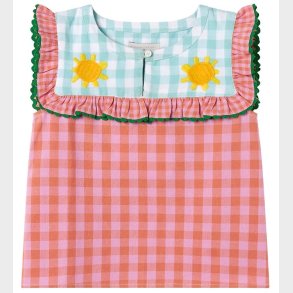 Stella McCartney Kids Top - Rosa/Orangeternet m. Grn