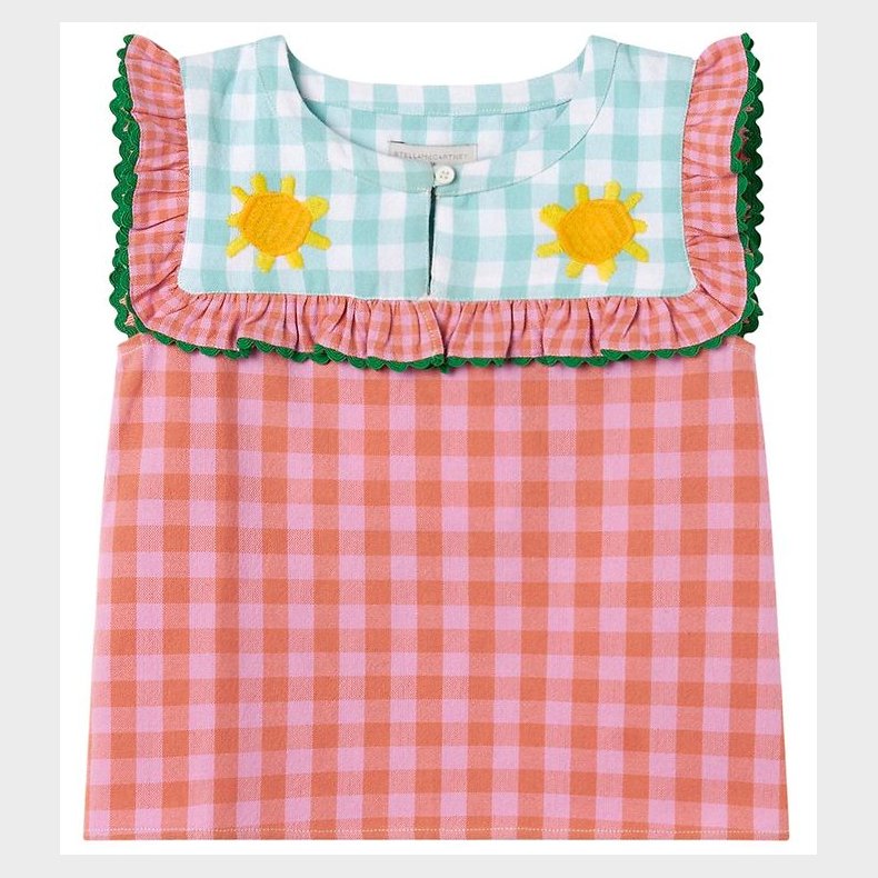 Stella McCartney Kids Top - Rosa/Orangeternet m. Grn