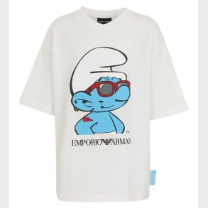 Emporio Armani T-shirt - Hvid m. Smlf