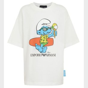 Emporio Armani T-shirt - Hvid m. Smlf