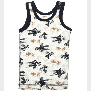 Joha Undertr�je - Bambus - Off White/Marinebl� m. Cykel