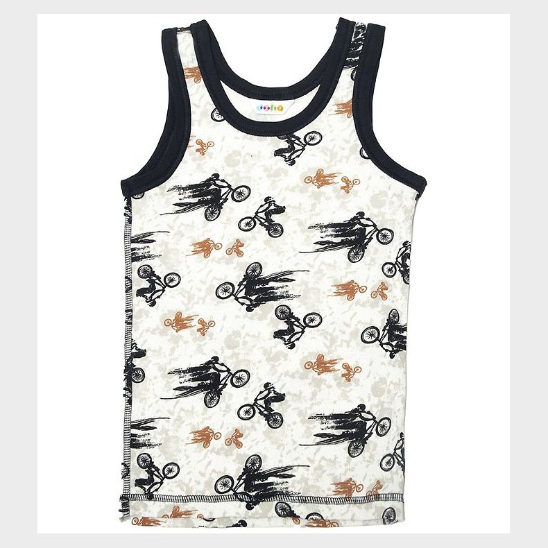 Joha Undertr�je - Bambus - Off White/Marinebl� m. Cykel