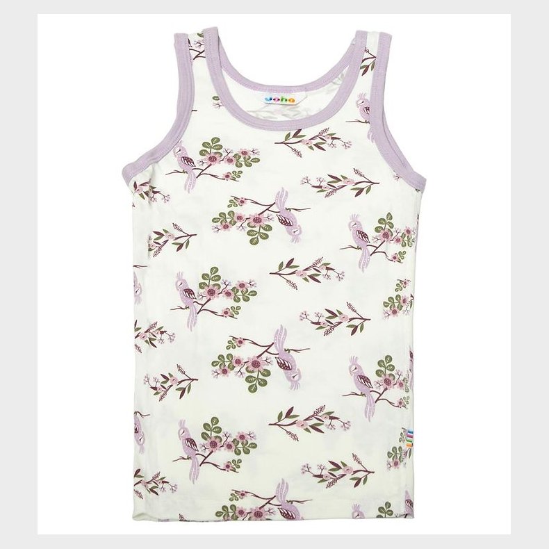 Joha Undertr�je - Bambus - Off White/Lilla m. Papeg�je