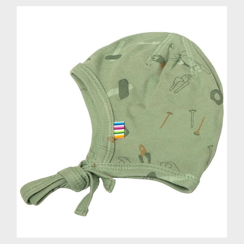 Joha Babyhjelm - Bambus -Stvet Grn m. Vrktj