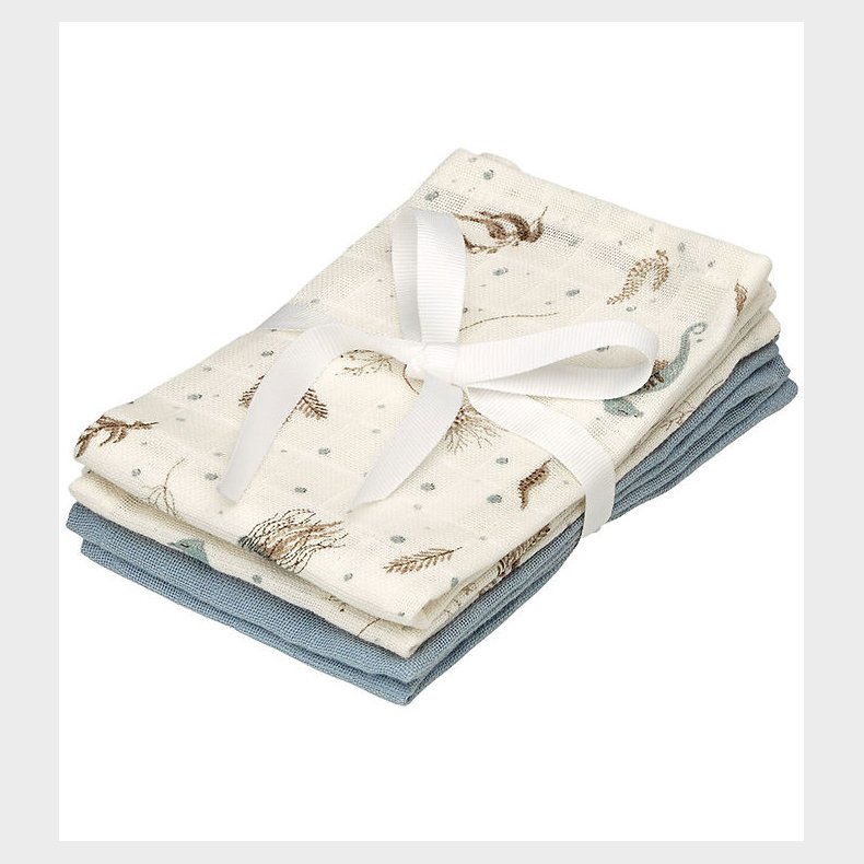 Cam Cam Vaskeklude - 4-pak - Sea Garden