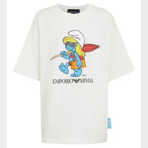 Emporio Armani T-shirt - Hvid m. Smlfine