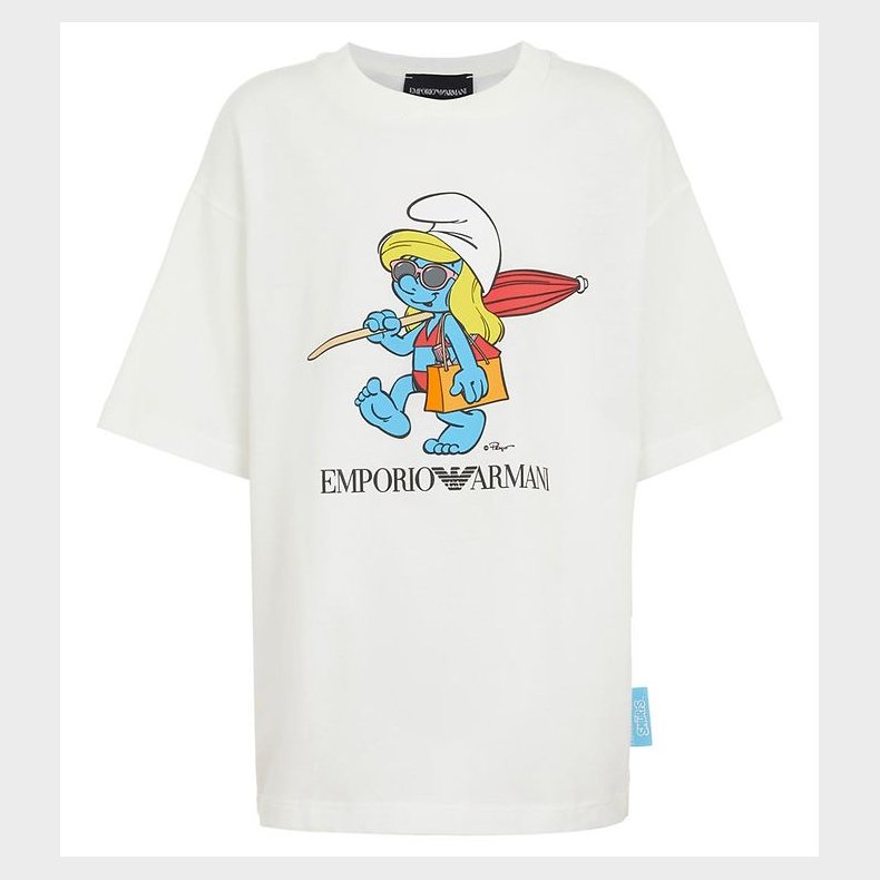 Emporio Armani T-shirt - Hvid m. Sm�lfine