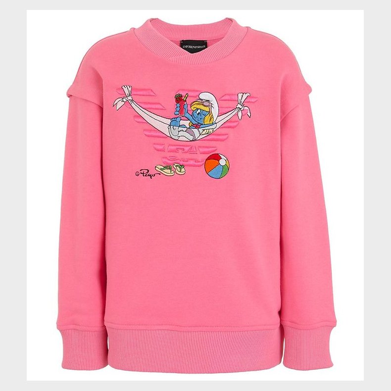 Emporio Armani Sweatshirt - Lyser�d m. Sm�lfine