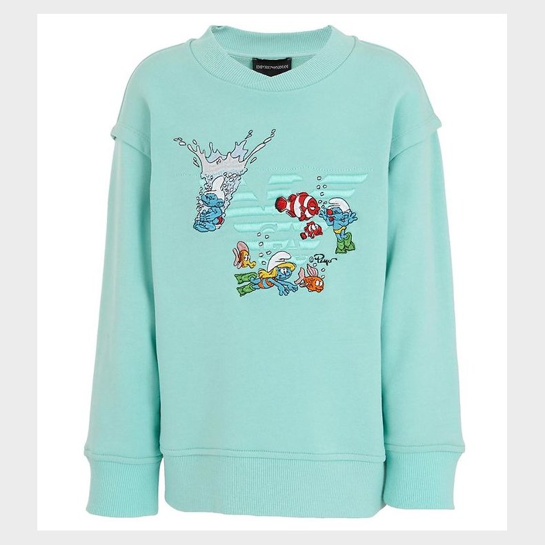 Emporio Armani Sweatshirt - Sabbia Antigua m. Sm�lfer