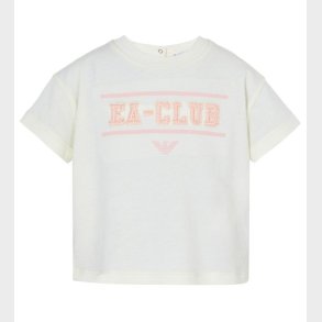 Emporio Armani T-shirt - Hvid m. Rosa