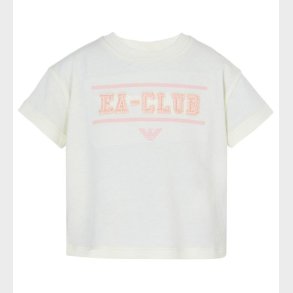 Emporio Armani T-shirt - Hvid m. Rosa