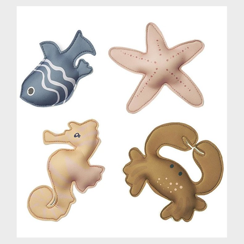 Liewood Dykkerlegetj - Dion - 4-pak - Sea Creatue - Sandy