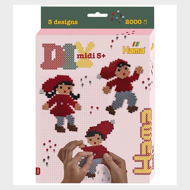 Hama Midi Perler - 2000 stk. - DIY Oph�ng - Kravlenisser