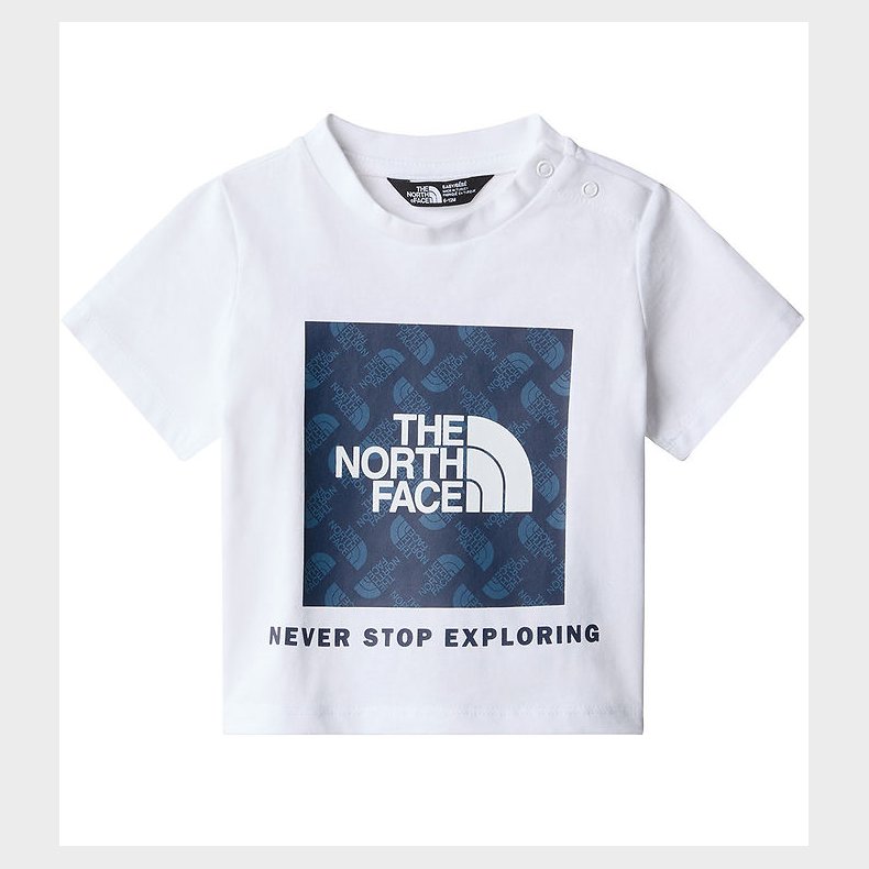 The North Face T-shirt - Box Infill Print - Hvid