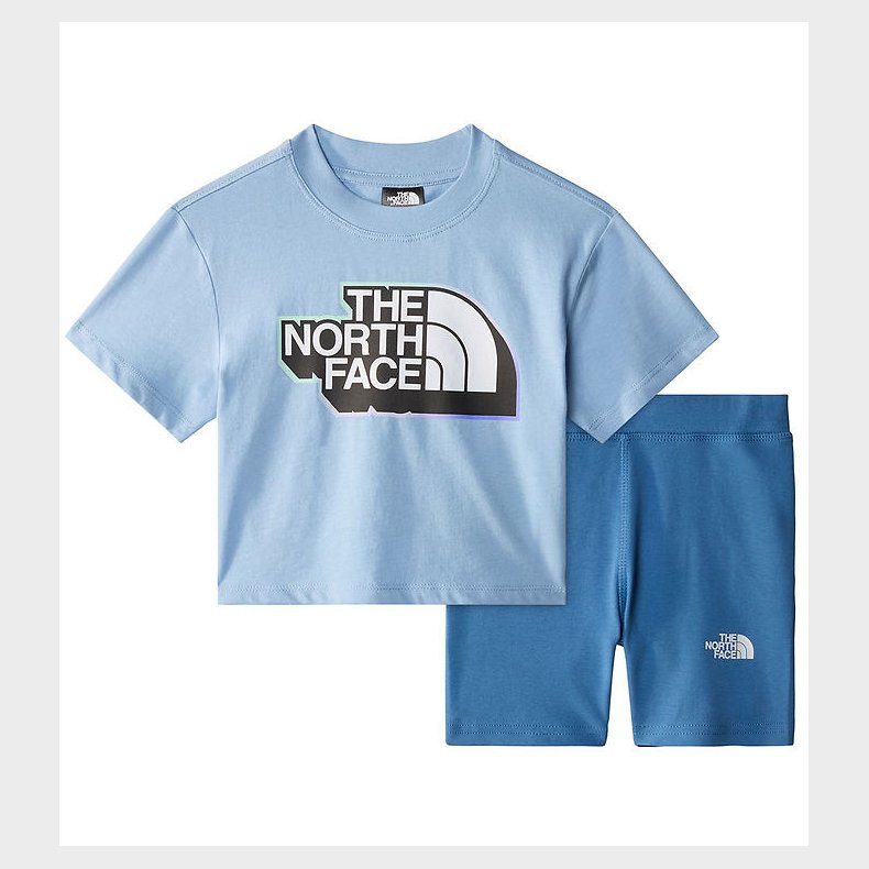 The North Face Shortsst - T-shirt/Cykelshorts - Steel Blue/Ind