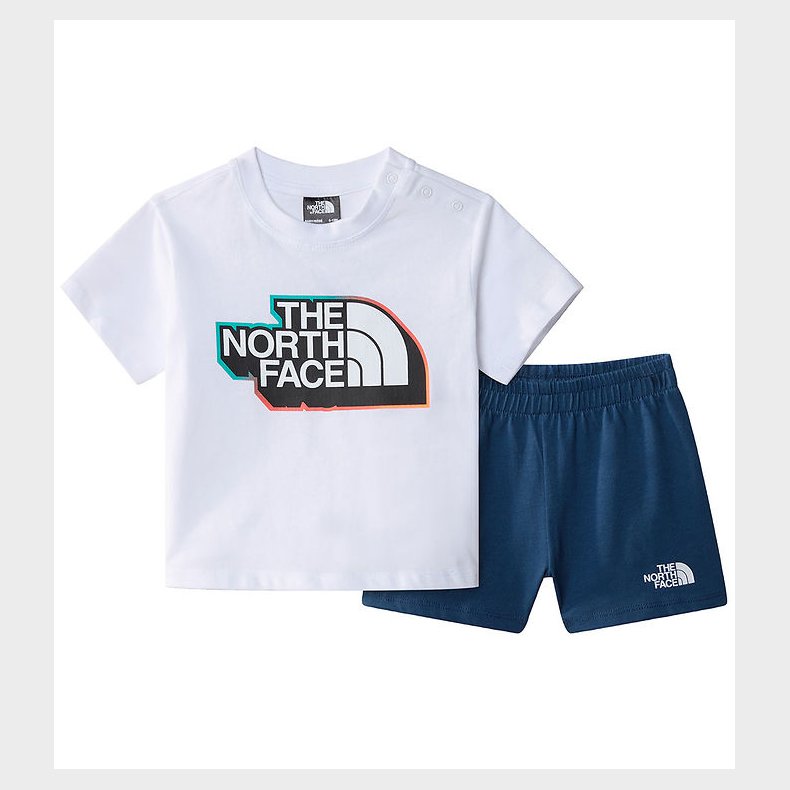The North Face Shortsst - T-shirt/Shorts - Hvid/Shady Blue