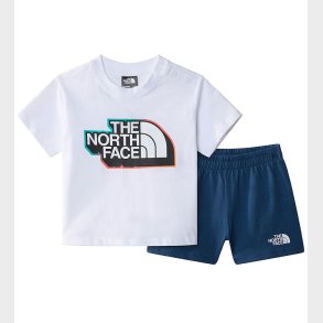 The North Face Shortsst - T-shirt/Shorts - Hvid/Shady Blue
