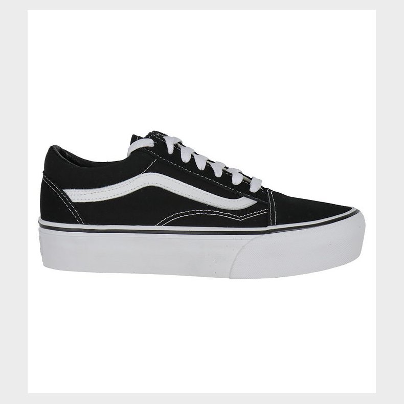 Vans Sko - Old Skool Platform - Sort/Hvid