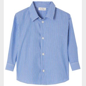 American Vintage Skjorte - Rayures Aqua