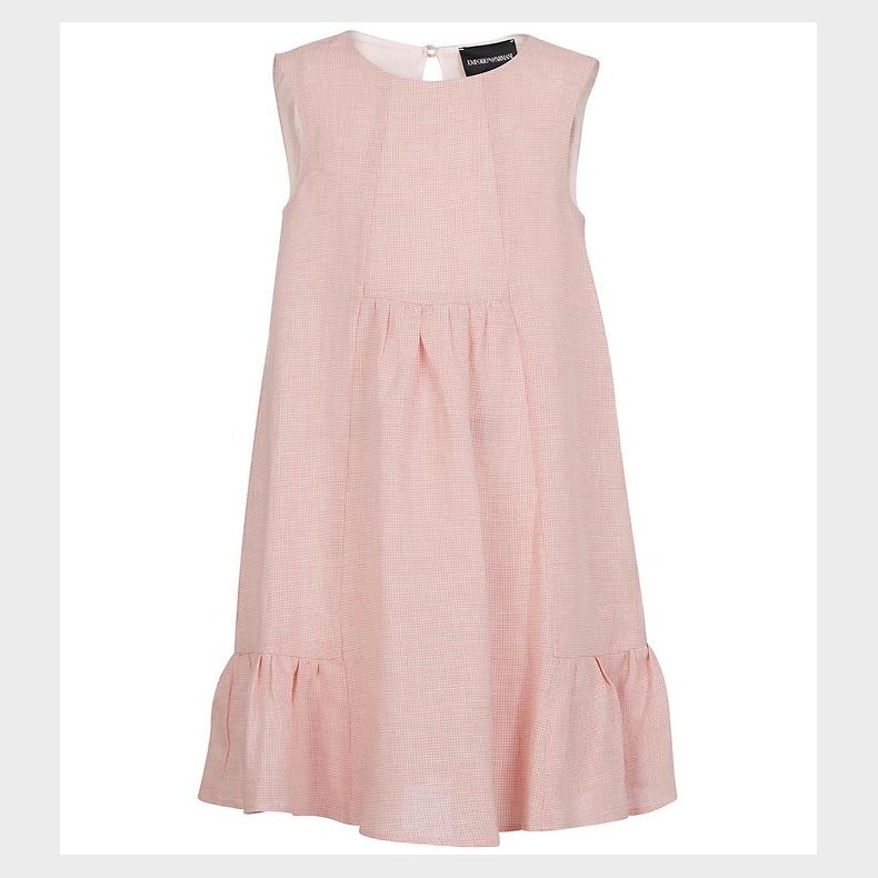 Emporio Armani Kjole - Rosa/Hvidternet