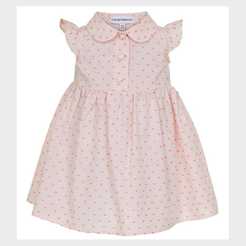 Emporio Armani Kjole - Rosa m. Logoer