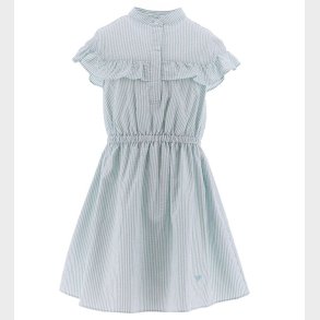 Emporio Armani Kjole - Lysebl/Hvidstribet