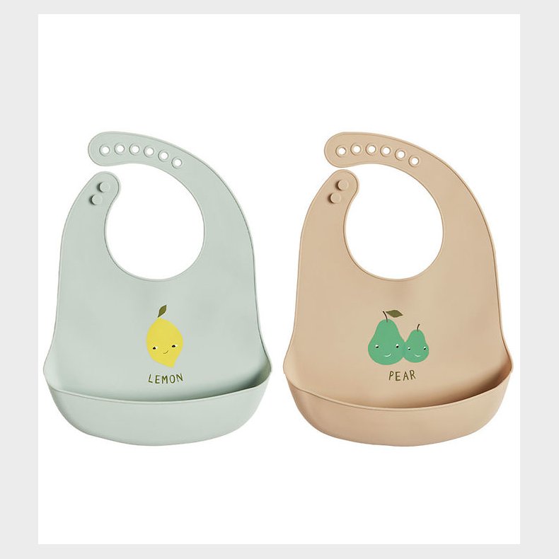 OYOY Hagesmkke - Silikone - 2 stk. - Yummy - Minty/Camel