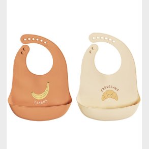 OYOY Hagesmkke - Silikone - 2 stk. - Yummy - Caramel/Butter