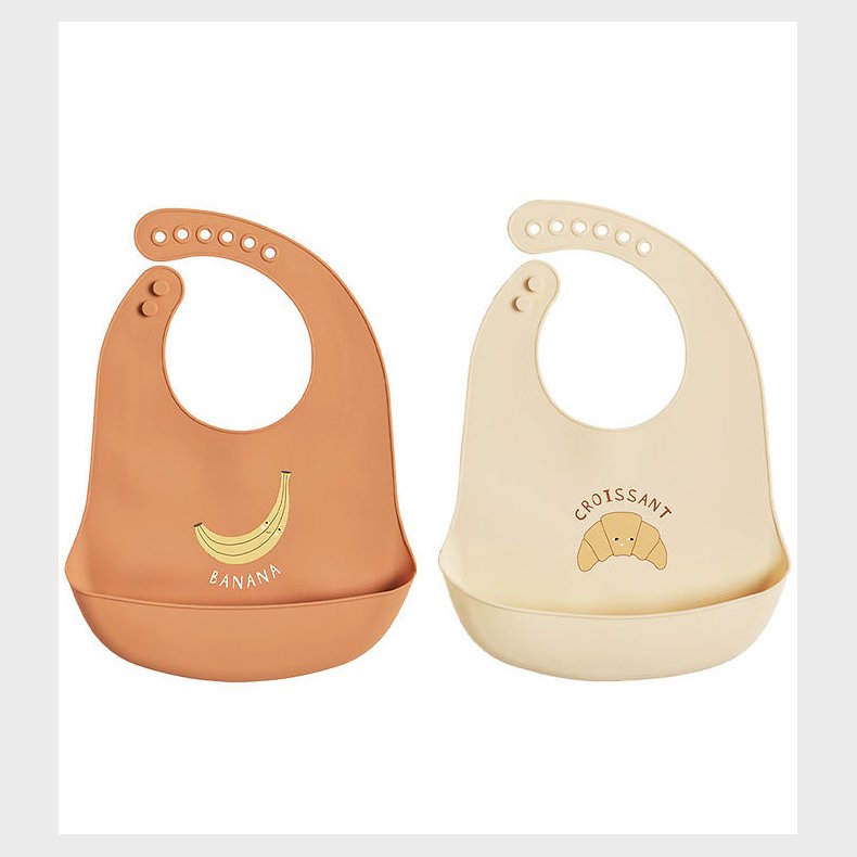 OYOY Hagesmkke - Silikone - 2 stk. - Yummy - Caramel/Butter