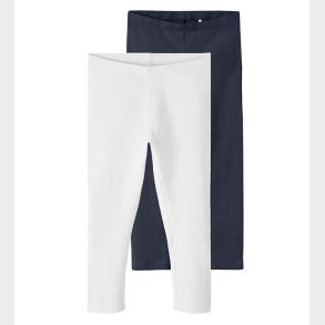 Name It Leggings - Noos - NkfVivian Capri - 2-pak - Bright White