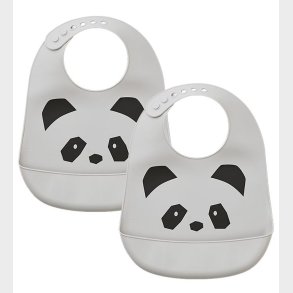 Liewood Hagesmkke - Silikone - 2-pak - Tilda - Panda Dumbo Grey