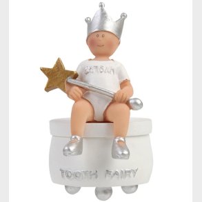 BAMBAM Krukke Til Mlketnder - 9 cm - Hvid