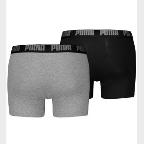Puma Boxershorts - 2-pak - Grey Melange/Black