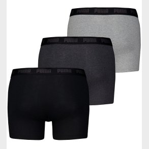 Puma Boxershorts - 3-pak - Black/Grey