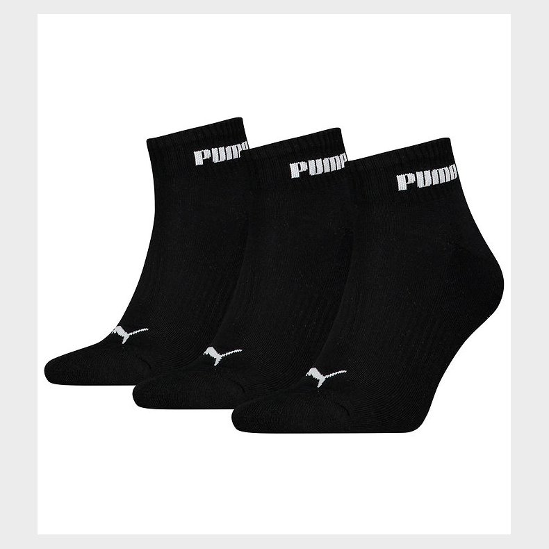 Puma Str�mper - 3-pak - Quarter - Sort