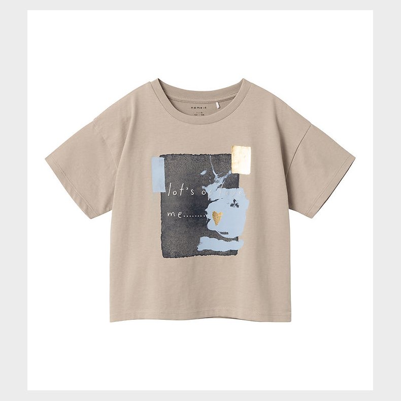 Name It T-shirts - NkfFlotter - Short Loose - Pure Cashmere