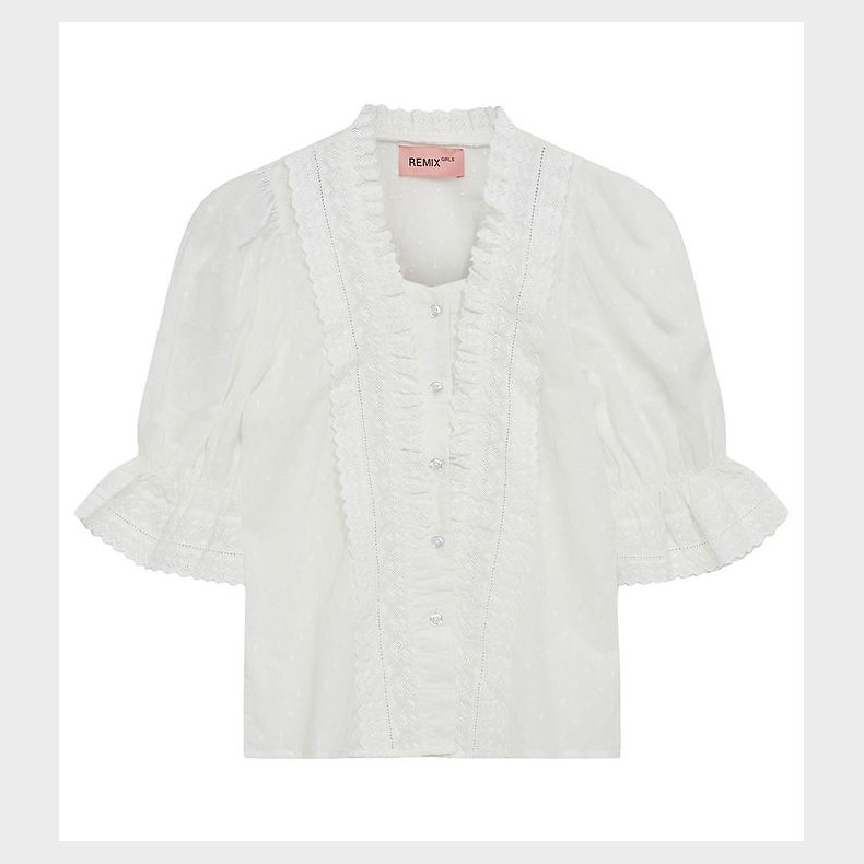 Designers Remix Skjorte - Velma Lace - Cream