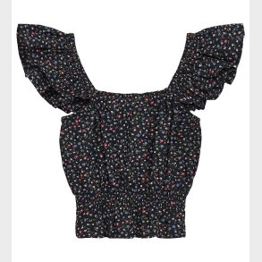 Designers Remix Top - Serena Flare - Navy/Mini Flower