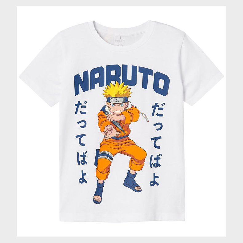 Name It T-shirt - NkmMacar Naruto - Noos - Bright White