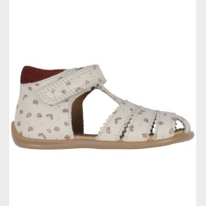 Pom Pom Sandaler - Starters Scallop Velcro - Ladybird