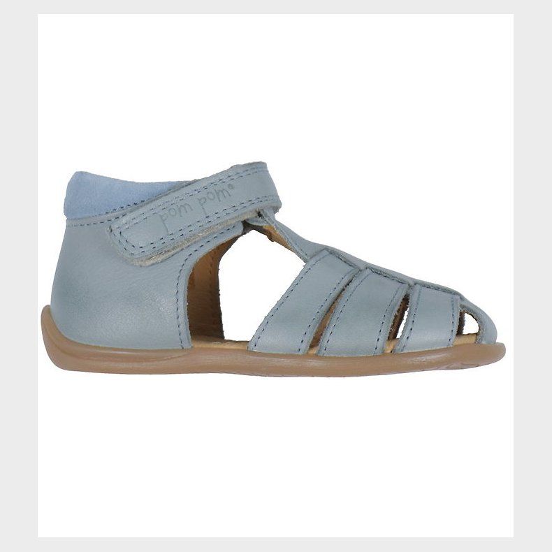 Pom Pom Sandaler - Starters Velcro - Sky Blue